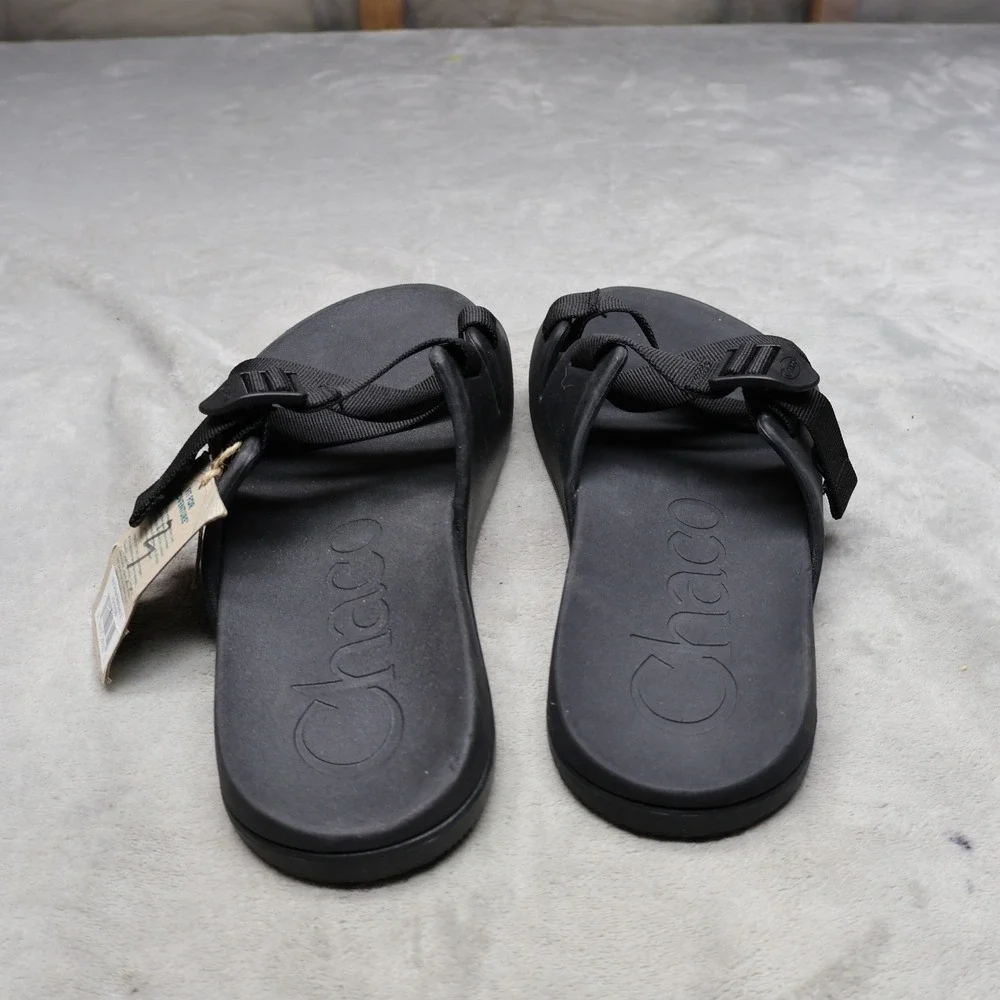 Chaco Chillos Mens‎ 13/14 Sandals Black Adjustable Straps Slide Mismatch READ